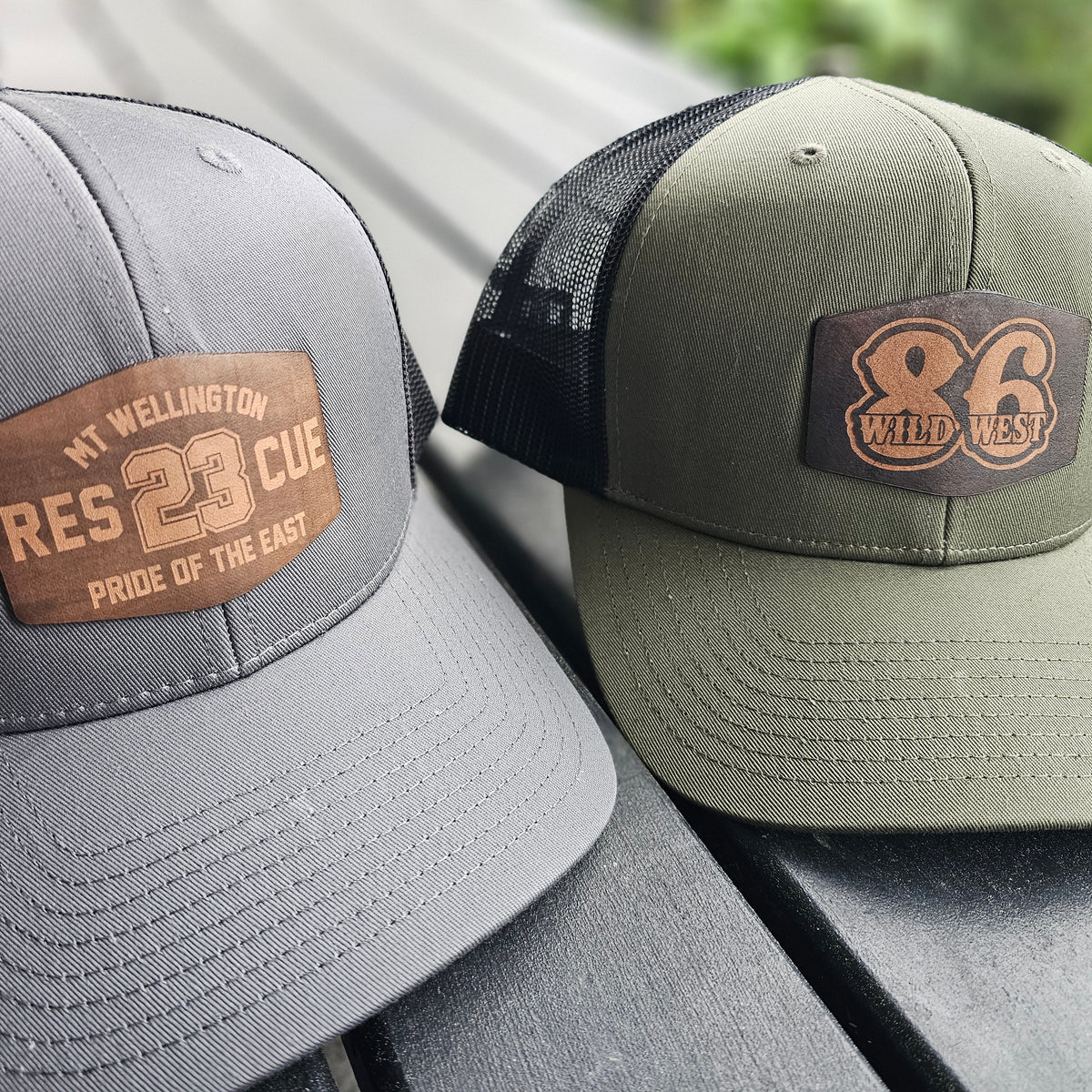 Trucker Cap with Leather Patch